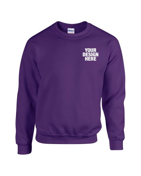 Gildan Adult Heavy Blend Adult 8 oz., 50/50 Fleece Crew - Table Covers Now