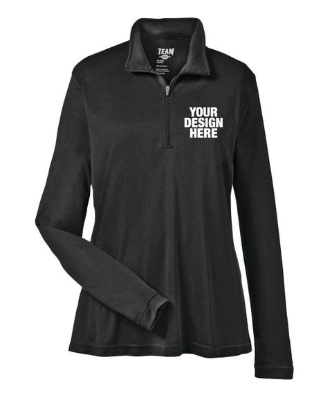 Team 365 Ladies' Zone Performance Quarter-Zip - Table Covers Now