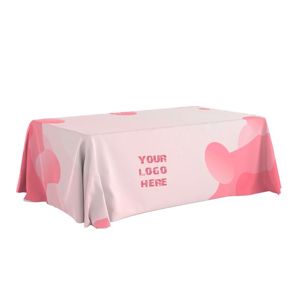 Pink Ellipses Table Throw - Table Covers Now