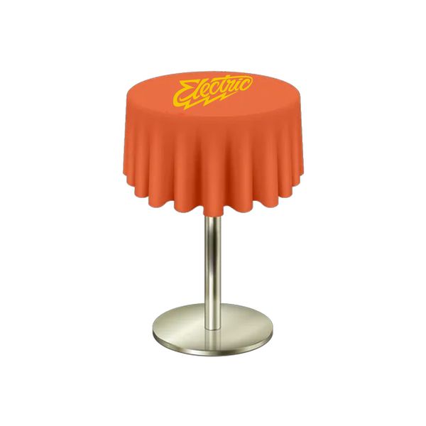 Printed Round Cocktail Table Cover - Table Covers Now