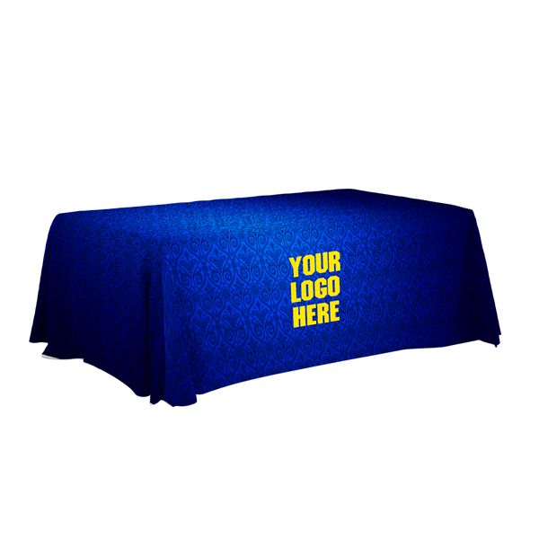 Printed Table Throw Covers for Marketing Events - Table Covers Now