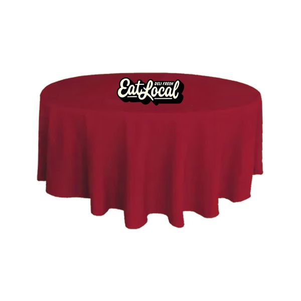 Printed Wrinkle-Free Tablecloth - Table Covers Now