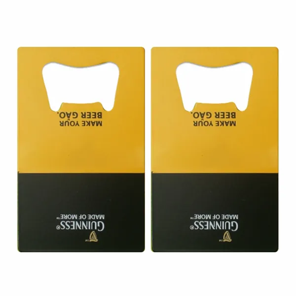 Two-Tone Card Bottle Opener - Table Covers Now