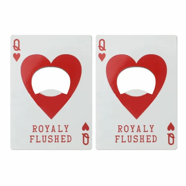 Queen of Hearts Bottle Opener - Table Covers Now