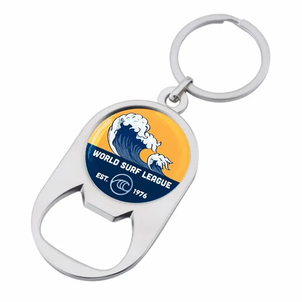 Multiuse Alloy Bottle Opener Keychain - Table Covers Now