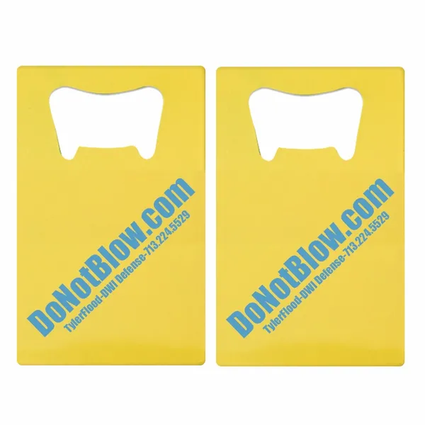 Printed Simple Card Bottle Opener - Table Covers Now