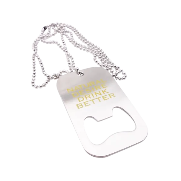 Dog Tag Bottle Opener - Table Covers Now