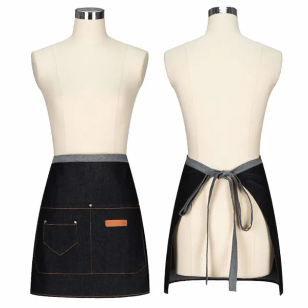 Half Waist Denim Apron - Custom Aprons Now