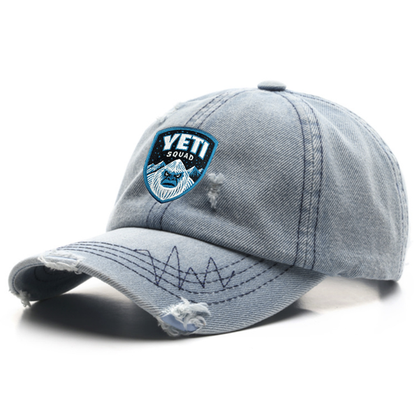 Modern Tattered Denim Cap - Custom Aprons Now