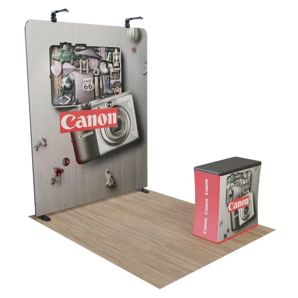 Custom Zip Up Trade Show Display Aluminum Frame 8' x 8'