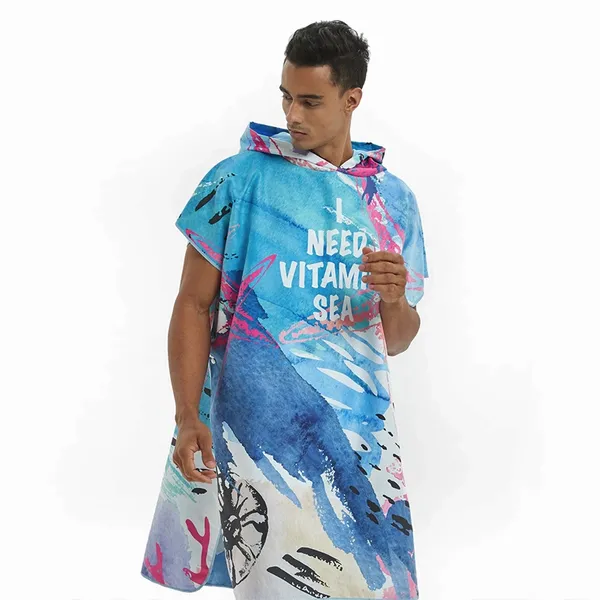 Custom Hooded Beach Towels - Custom Aprons Now