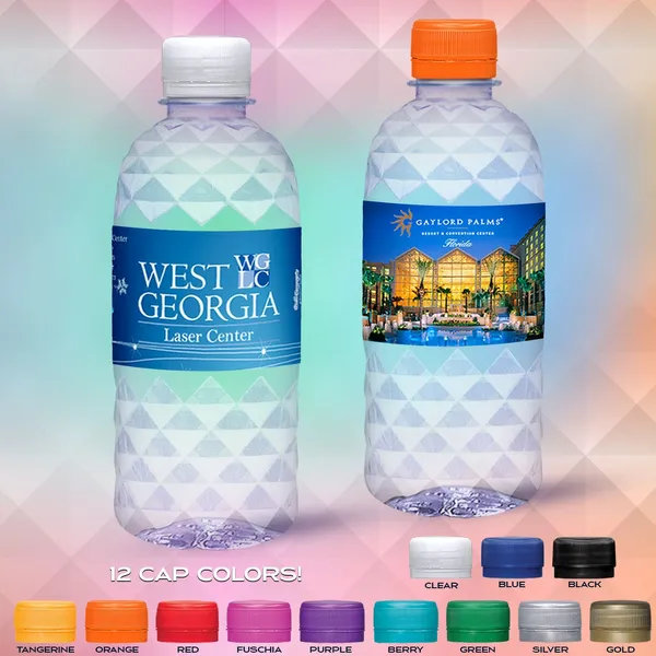 12oz Diamond Water Bottle - Table Covers Now