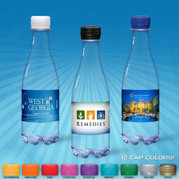12oz Glass Water Bottle - Table Covers Now