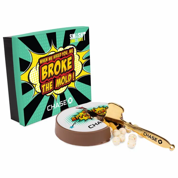 Smash Chocolate Cake w/ Birthday Cake Bites & Color Topper - Table Covers Now