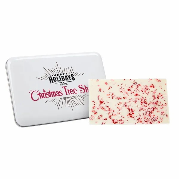 One of a Kind Tin with Peppermint Bark - Table Covers Now