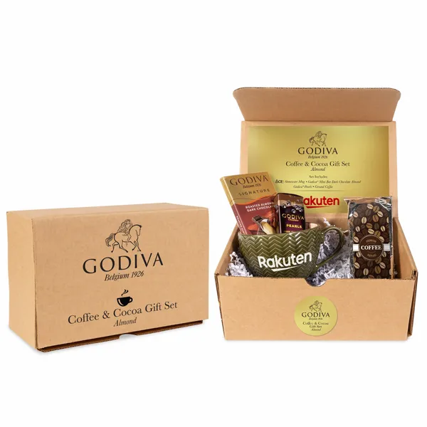 Godiva Coffee and Cocoa Gift Set - Almond - Table Covers Now