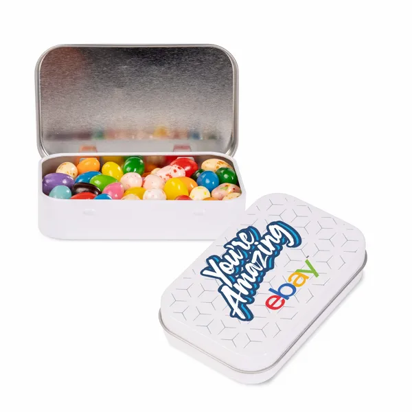 Rectangular Tin - Gourmet Jelly Beans® - Custom Aprons Now