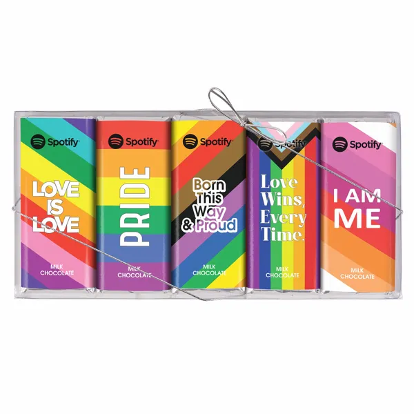 Pride 5 Pack Chocolate Bar Set - Table Covers Now