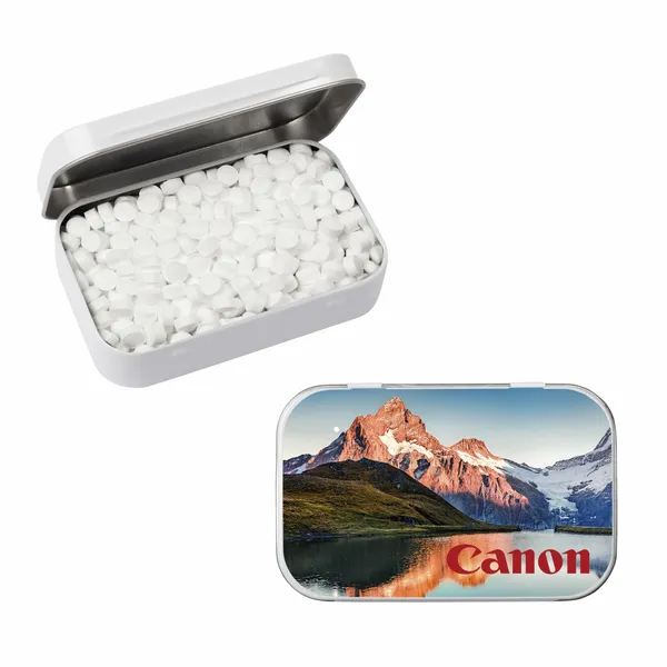 Rectangular Tin - MicroMints® - Table Covers Now