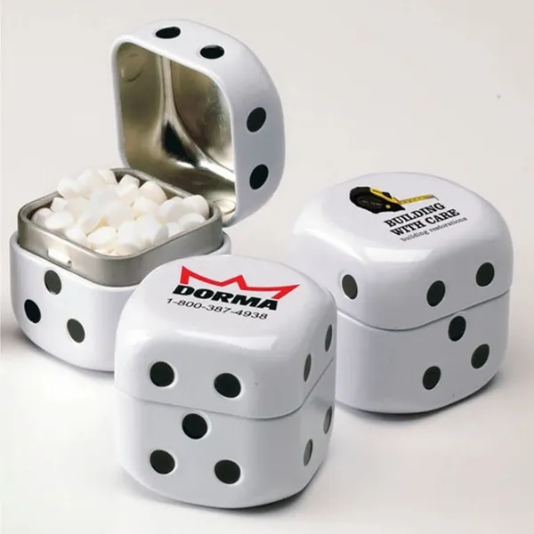 Roll the Dice Tin-MicroMints® - Table Covers Now