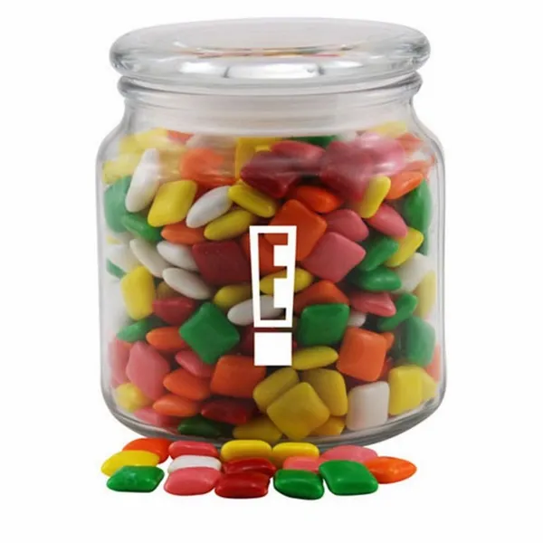 Jar with Mini Chicklets Gum - SG400 - Custom Aprons Now