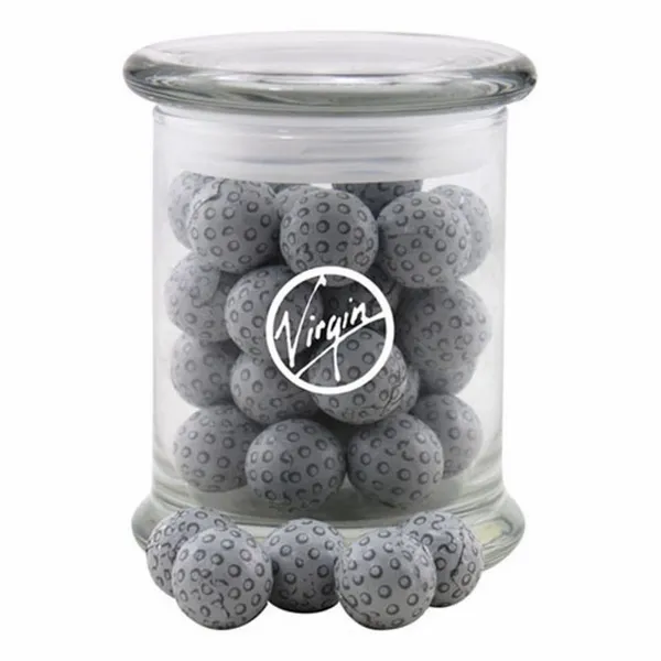 Jar with Chocolate Golf Balls - SG700 - Table Covers Now