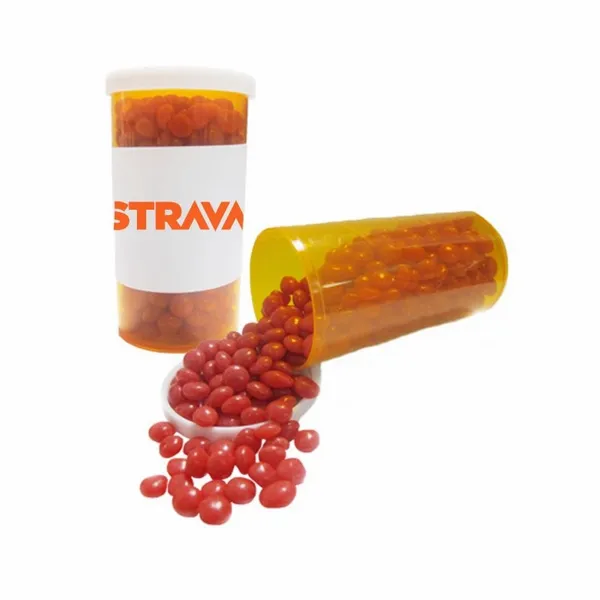 Large Promo Pill Bottles-Cinnamon Imperials - Table Covers Now