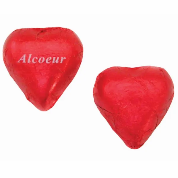 Imprinted Chocolate Foiled Hearts - Table Covers Now