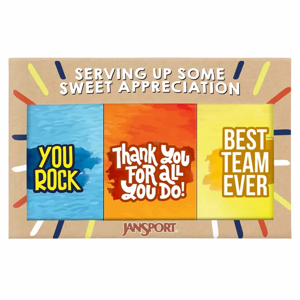 3 Pack - 3oz Chocolate Bar Gift Set - Table Covers Now