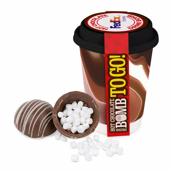 To-Go 12 oz. Cup with Hot Cocoa Bomb - Table Covers Now