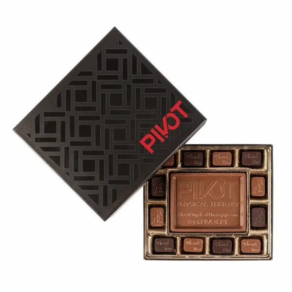 Small Custom Chocolate Delight Gift Box 8" - Table Covers Now