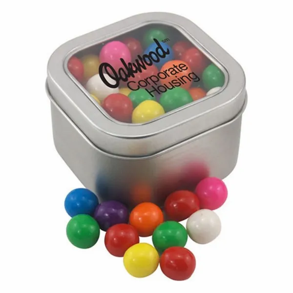 Window Tin with Gumballs - SBF2700 - Table Covers Now