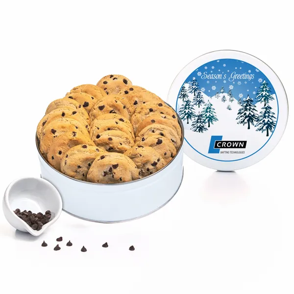Fresh Beginnings Chocolate Chip Gourmet Cookie Tin - Table Covers Now