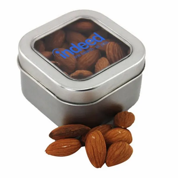Window Tin with Almonds - SBF2500 - Table Covers Now