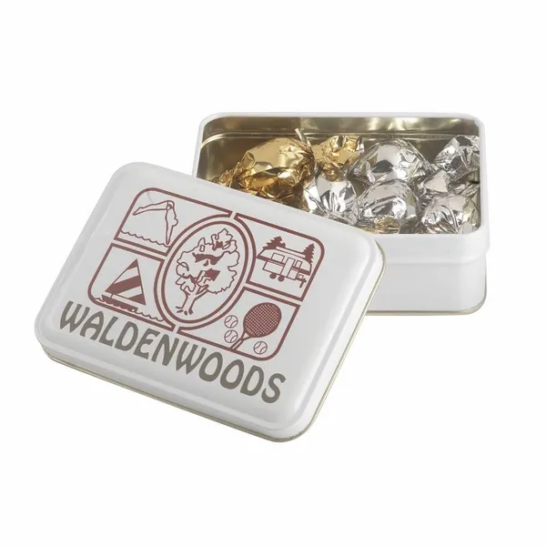 Keepsake Gift Tin - Twist Wrapped Truffles - Table Covers Now