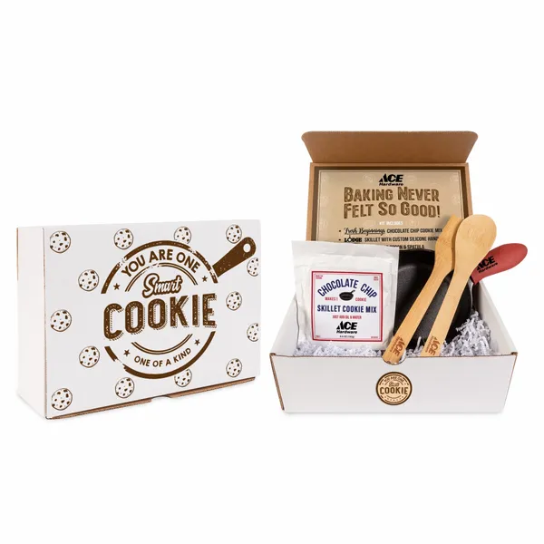 Fresh Beginnings Skillet Cookie Kit with Bamboo Cooking Utensils - Custom Aprons Now