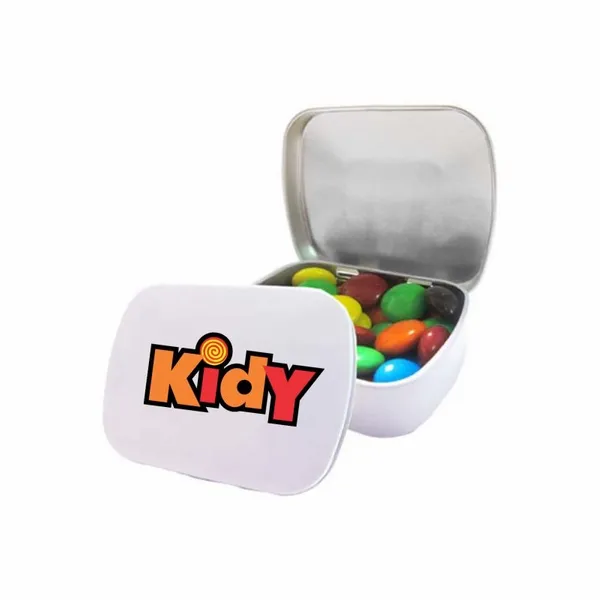 M&M'S® in Domed Tin - Custom Aprons Now