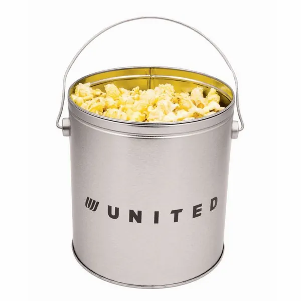 One Gallon Popcorn Tin - Butter Popcorn - Table Covers Now