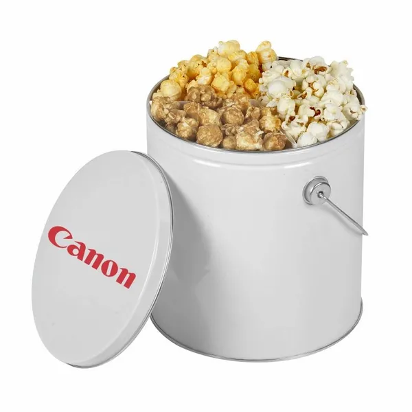 One Gallon Popcorn Tin - Trio Popcorn - Custom Aprons Now
