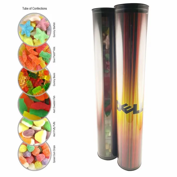 Clever Candy Tube of Confections - Table Covers Now