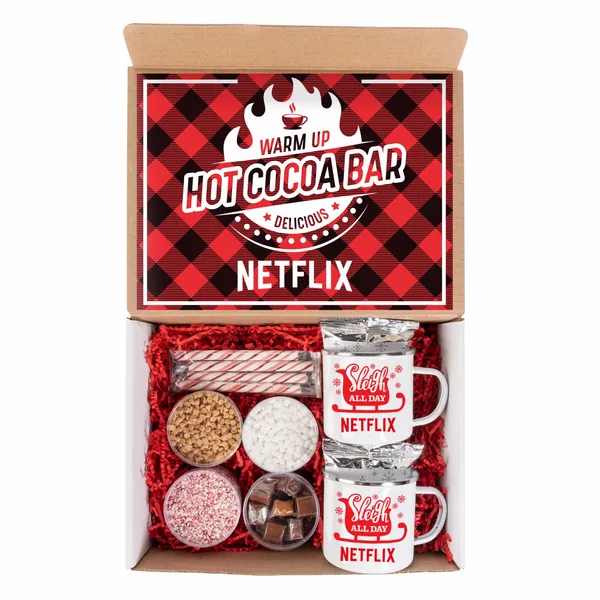 Hot Cocoa Bar Kit with 2 Mugs - Table Covers Now
