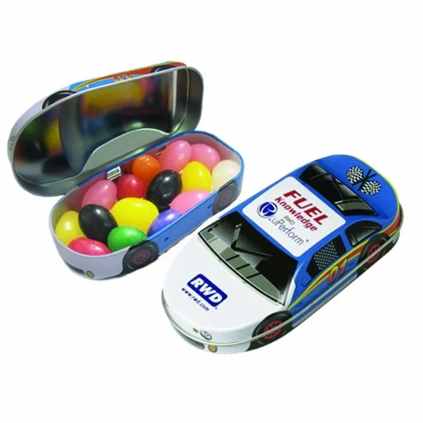 Race Car Tin-Jelly Beans - Table Covers Now