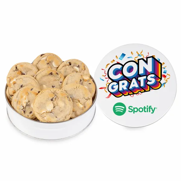 Fresh Beginnings Double Chip Cookie Tin (Small) - Table Covers Now