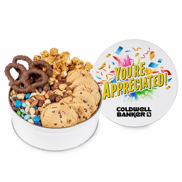 Fresh Beginnings Sweet & Salty Chocolate Explosion Tin - Table Covers Now