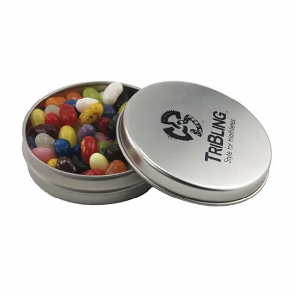 Round Tin with Jelly Bellies - SBF2900 - Table Covers Now