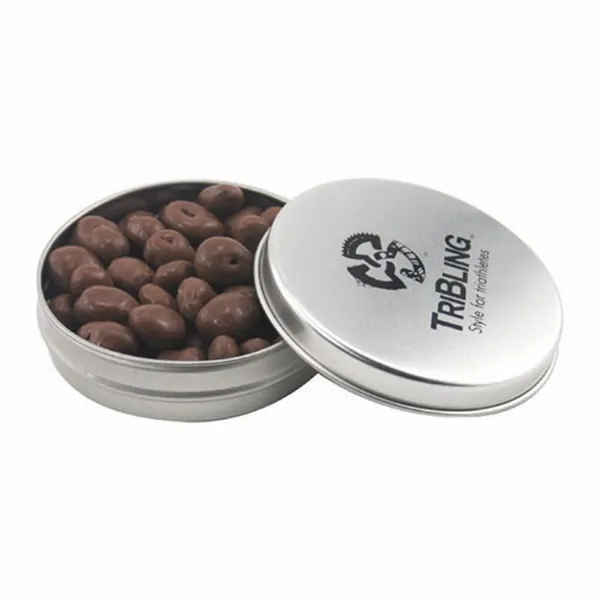 Round Tin with Chocolate Raisins - SBF2900 - Table Covers Now