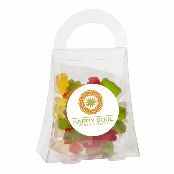 Clever Candy Purse Acetate Box with Gummy Bears - Custom Aprons Now