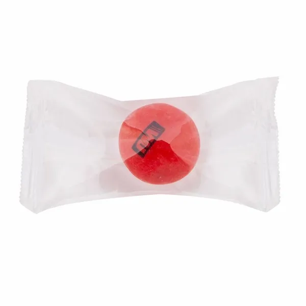 Cello Wrapped Large Imprinted Gumballs - Custom Aprons Now