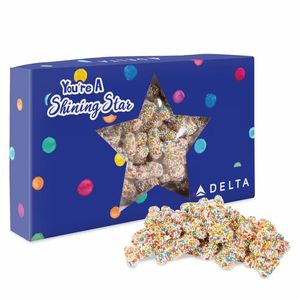 You're a Star Die Cut Box with Gummy Crispy Crunch Bears - Custom Aprons Now