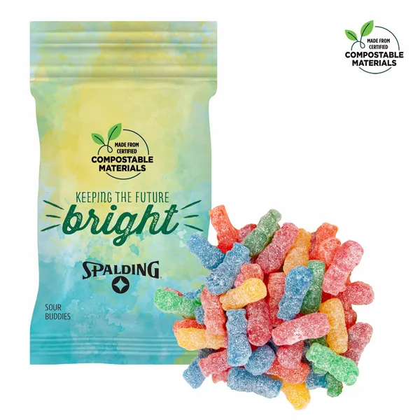 1oz ECO-Digibag, Compostable & Full Color, Sour Kids - Custom Aprons Now